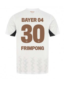 Moški Nogometna dresi replika Bayer Leverkusen Jeremie Frimpong #30 Gostujoči 2024-25 Kratek rokav